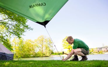 Camp Air Zeltheringe 12er-Set – robuste T-Profil Erdnägel aus Stahl