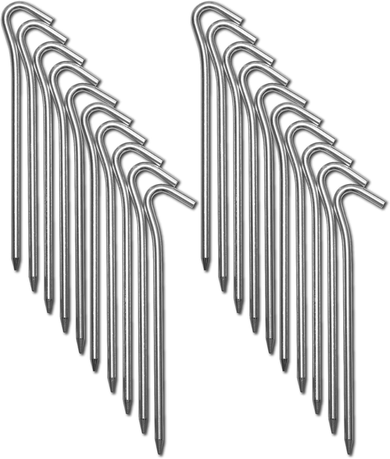 Camp Air Zeltheringe 20er-Set – Alu, 18 cm