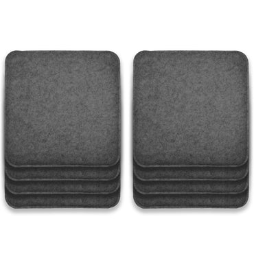 Filz Sitzkissen eckig (8er-Set) – weiche Sitzauflagen 35 × 35 cm