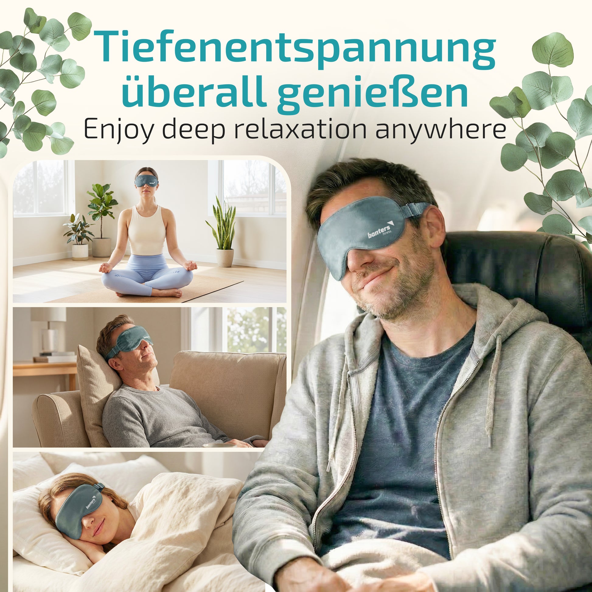 Augenkissen für Entspannung – beruhigendes Kissen für Augen & Gesicht