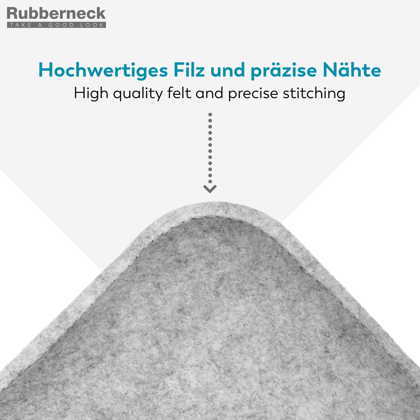 Filz Sitzkissen eckig (4er-Set) – weiche Sitzauflagen 35 × 35 cm