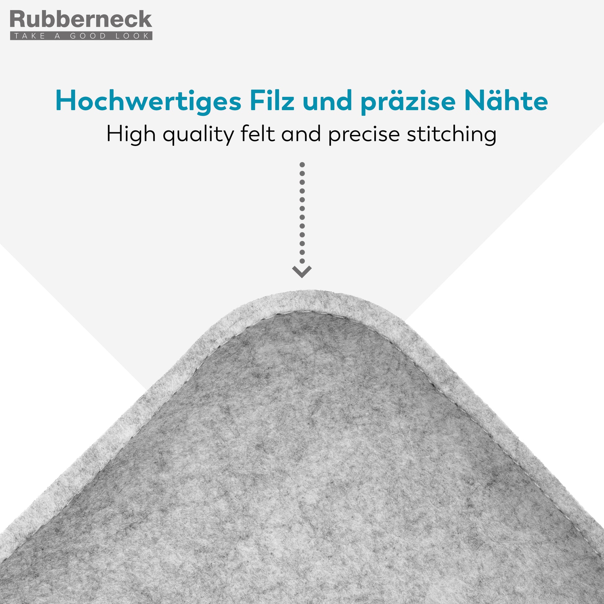 Filz Sitzkissen eckig (4er-Set) – weiche Sitzauflagen 35 × 35 cm