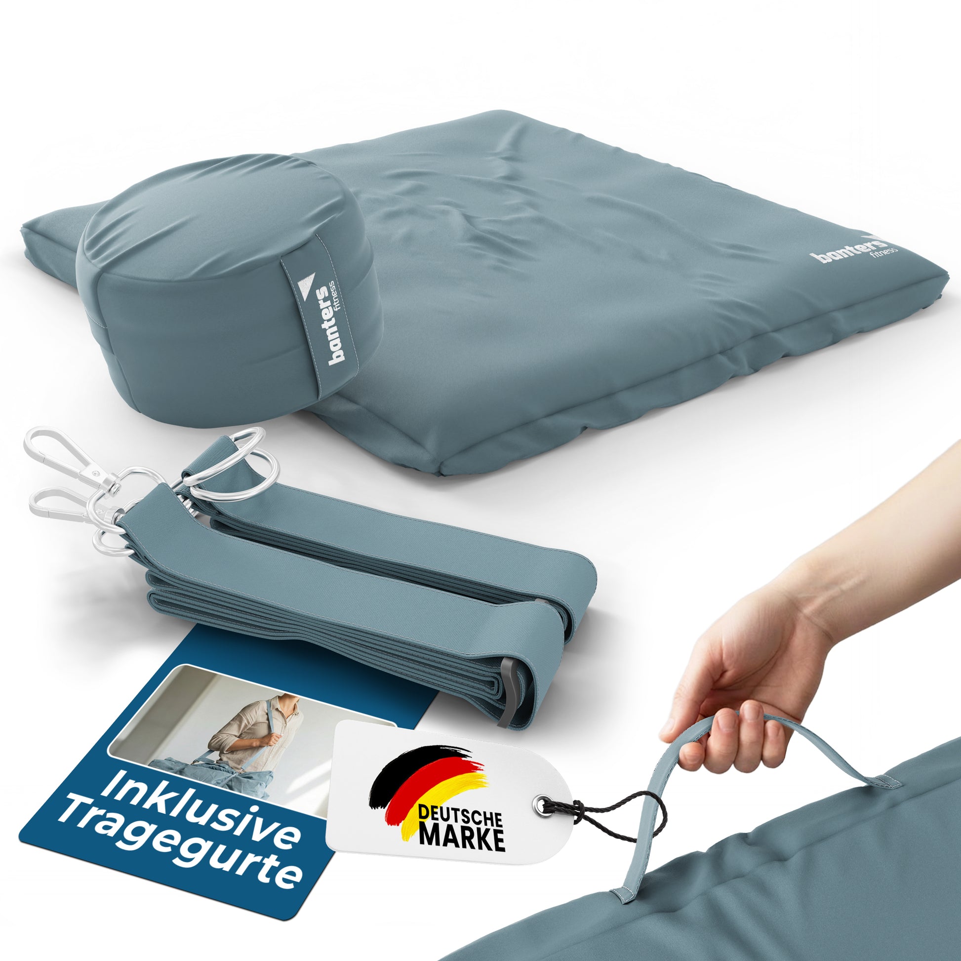 Yoga- & Meditationskissen-Set – komplettes Sitzset für Yoga & Meditation