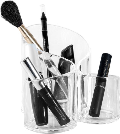 Solly's Kosmetik-Organizer SUSANN – kompakte transparente Aufbewahrung (14 cm)
