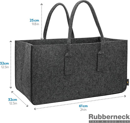 2er-Set Allzweck Filztaschen XL mit Tragegriffen – Aufbewahrung im Doppelpack (61 cm)