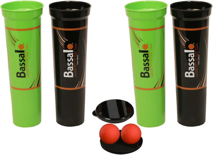 Bassalo Cupball 4er Familien-Set – Outdoor-Wurfspiel für bis zu 4 Spieler
