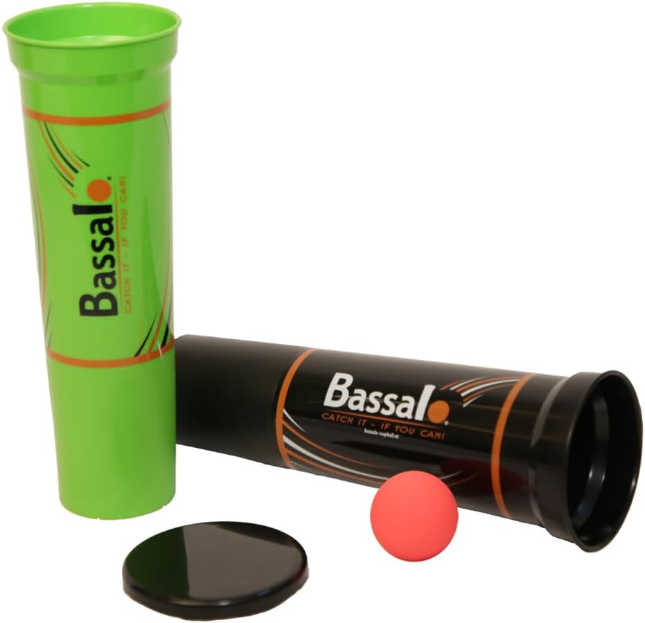 Bassalo Cupball 2er Starter-Set – Outdoor-Wurfspiel mit 2 Bechern, Ball & Box