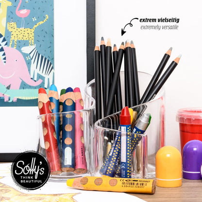 Solly's Kosmetik-Organizer SUSANN – kompakte transparente Aufbewahrung (14 cm)