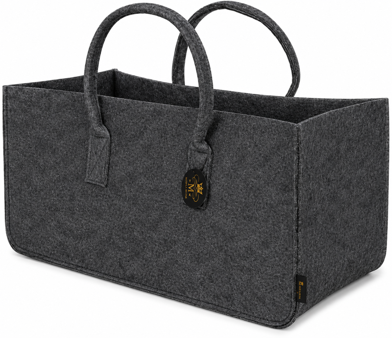 Allzweck Filztasche M mit Tragegriffen – kompakte Aufbewahrungstasche (50 cm)