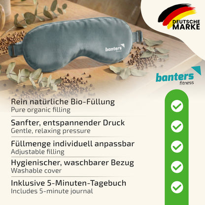 Augenkissen für Entspannung – beruhigendes Kissen für Augen & Gesicht