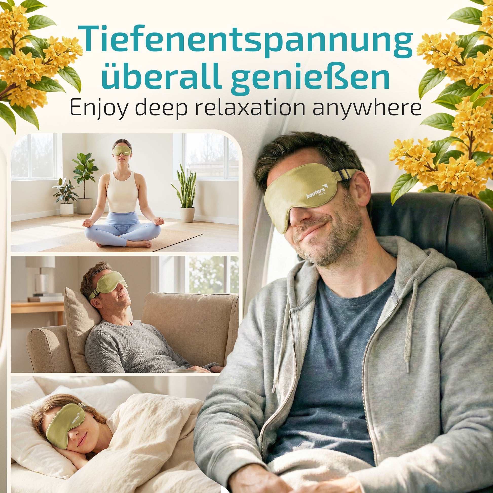Augenkissen für Entspannung – beruhigendes Kissen für Augen & Gesicht