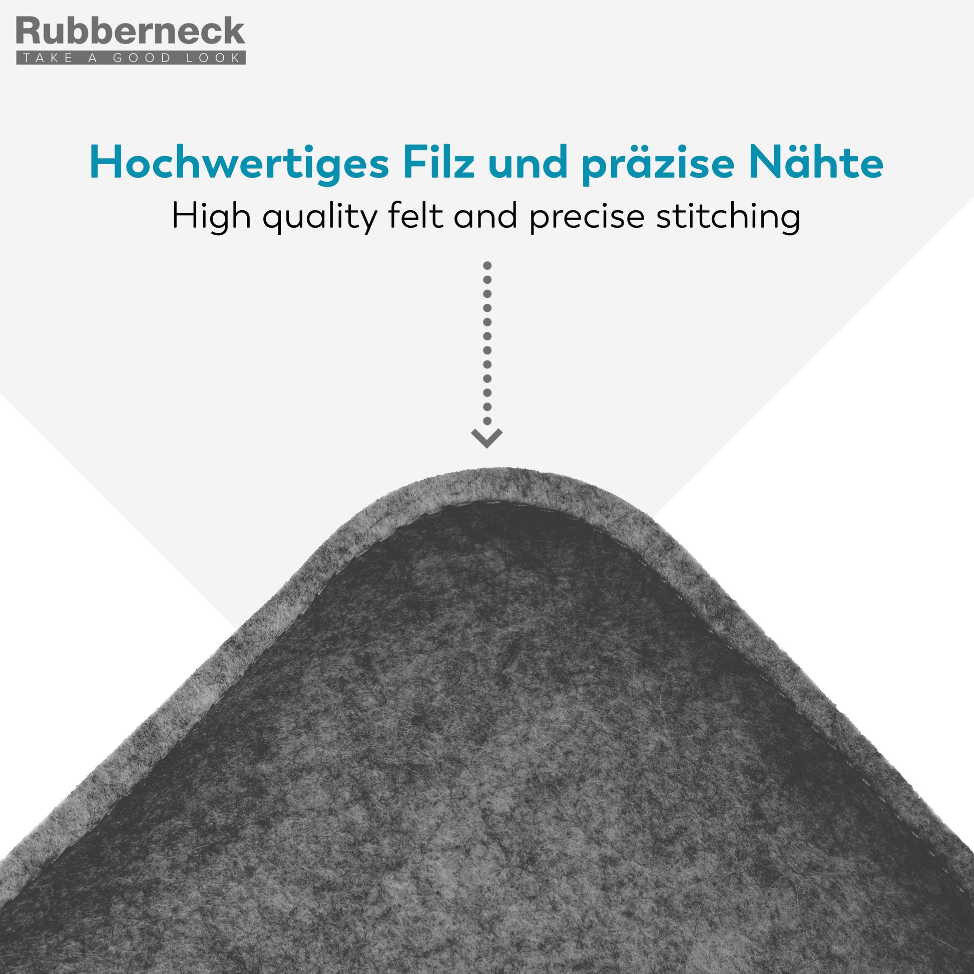 Filz Sitzkissen eckig (4er-Set) – weiche Sitzauflagen 35 × 35 cm