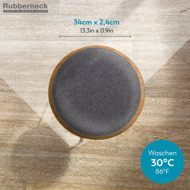 Filz Sitzkissen rund (4er-Set) – weiche Sitzauflagen Ø 35 cm