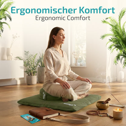 Yoga- & Meditationskissen-Set – komplettes Sitzset für Yoga & Meditation