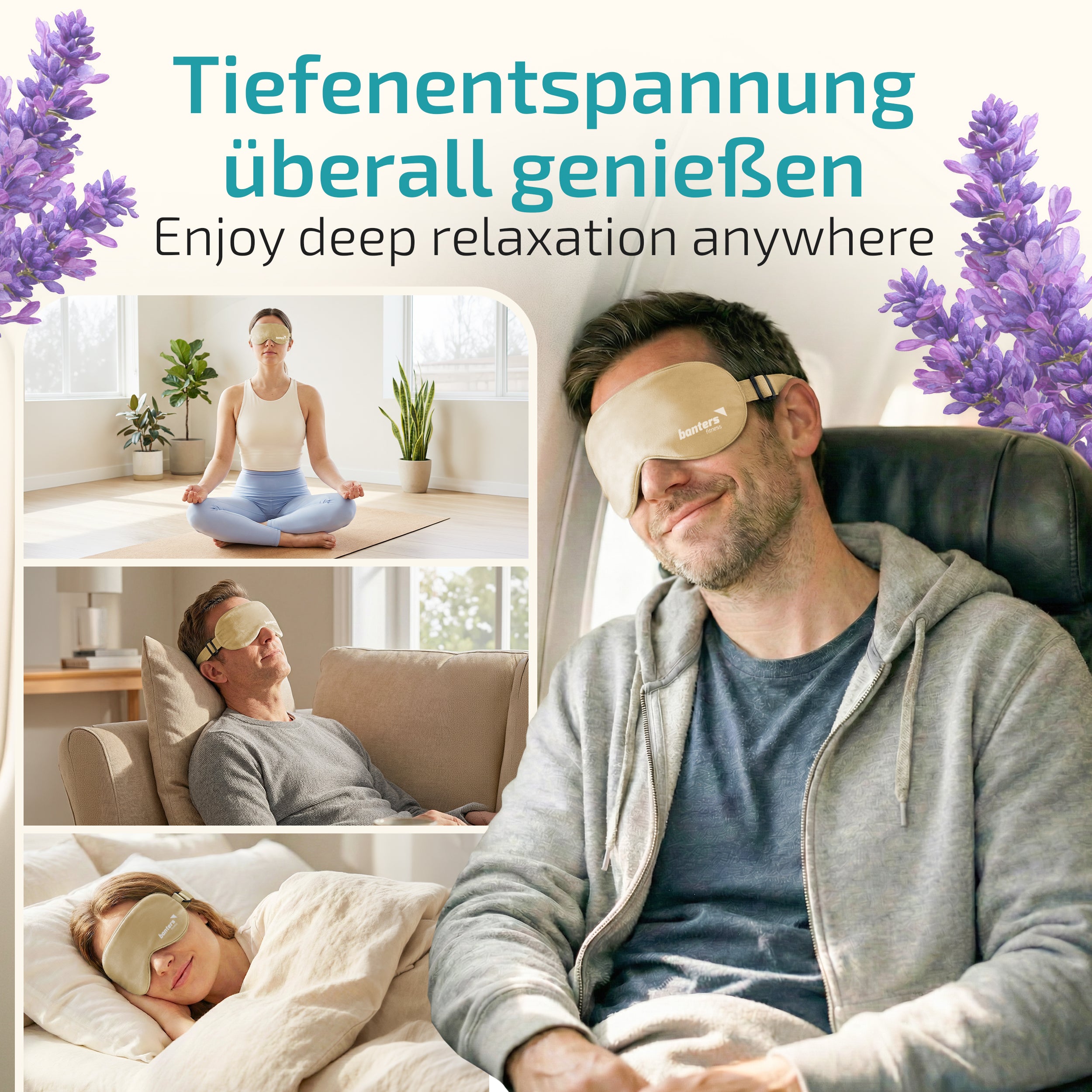 Augenkissen für Entspannung – beruhigendes Kissen für Augen & Gesicht