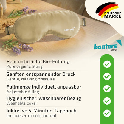Augenkissen für Entspannung – beruhigendes Kissen für Augen & Gesicht