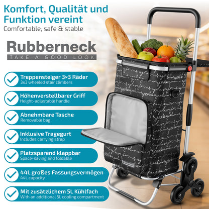 Einkaufstrolley faltbar mit Alu-Gestell – klappbarer Einkaufswagen für Markt & Alltag