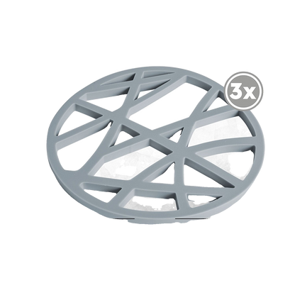 Silikon Topfuntersetzer rund gelocht (3er-Set) – Ø 16 cm – freigestellt