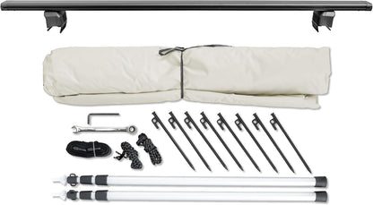 Camp Air Auto-Vorzelt – Tarp mit Dachträger für SUV & Kombi, UV 50+ Sonnen- & Regenschutz