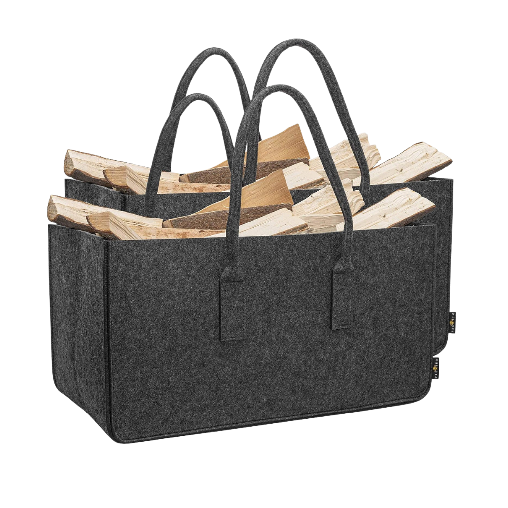Allzweck Filztaschen XL 2er-Set mit Kaminholz