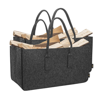 Allzweck Filztaschen XL 2er-Set mit Kaminholz