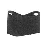Kaminholztasche oval aus Filz