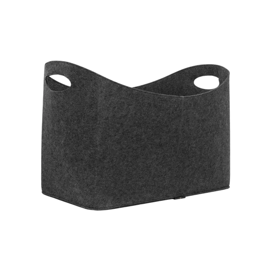 Kaminholztasche aus Filz – oval, 54 cm