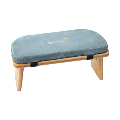Meditationsbank Bambus Blaugrau