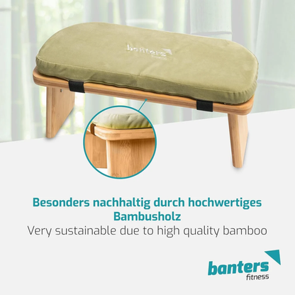 Meditationsbank Bambus nachhaltig