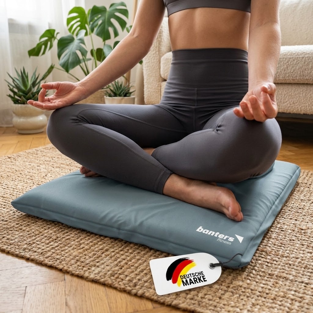 Zabuton Meditationsmatte 80 × 80 cm – für Yoga