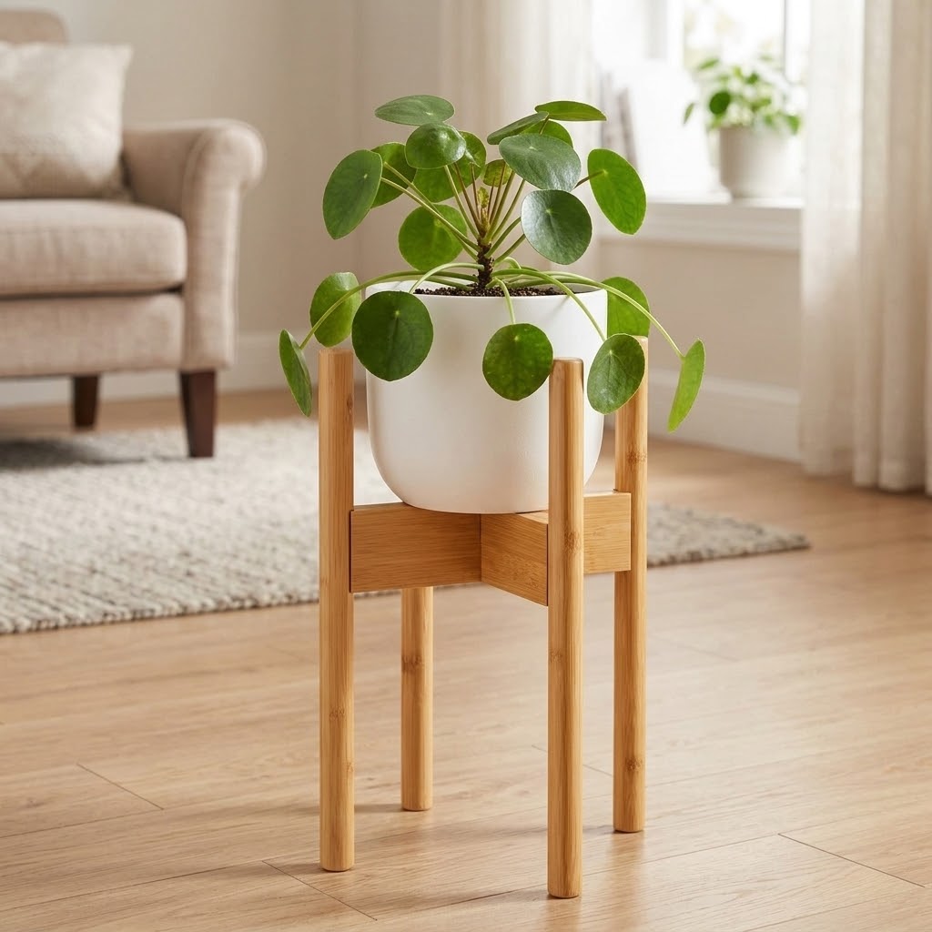 Bambus Pflanzenständer verstellbar – innen & außen